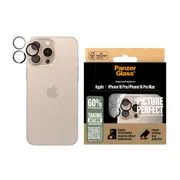 PanzerGlass Picture Perfect Camera Lens Protector for iPhone 16 Pro/16 Pro Max - Clear