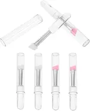 FRCOLOR Wide Angled Silicone Makeup Brush Pcs Set Eyeshadow Applicator Tool for Natural Eyebrows and Lashes Travel Size Easy Application