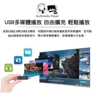 【禾聯 HERAN】 43型 4K HERTV 智慧聯網液晶顯示器+視訊盒 HD-43UDF33