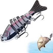 Swimming Baits - Saltwater Articulated Bath Bait | Bath Bait Deep Diving Joints, Multi-Jointed Artificial Fishing Hook, Colourful Catfish Baits, Access