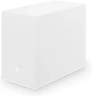 MUJI 15930852 Polypropylene File Box, Standard Type, Wide, for A4, Approx. Width 5.9 x Depth 12.6 x Height 9.4 inches (15 x 32 x 24 cm), Clear