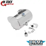 Drag Specialties 0710-0021 Chrome Custom Oil Tank for 84-99 Softail