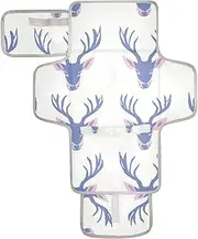 Reusable Diaper Changing pad with Tissue Pocket Changing Pads for Changing Table Lightweight & Foldable Changing Station