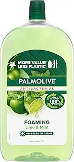 Palmolive Foaming Antibacterial Liquid Hand Wash Soap 1L, Lime & Mint Refill and Save