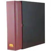 Ursae Minoris Estate Library Deluxe 4 Q-Ring Large Format Binder for Coins, T...