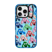 iPhone 16 Pro Impact Ring Stand Case MagSafe Compatible Dogs Faces