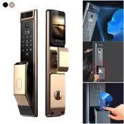 3D Face Smart Door Security Lock Camera W/ Fingerprint Password Keypad Biometric