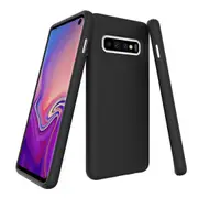 For Samsung Galaxy S10 Case, Armour Black Protective Durable Slim Phone Cover