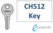 CH512 Key Fits Tool Box, Paddle, Whale Tail Lock, Caravan storage + others