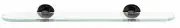Alno A8350-24-BRZ Contemporary I Bath 24" Glass Shelf w/Brackets Bronze