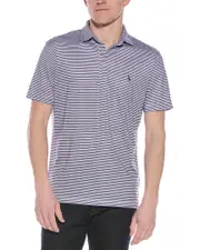 TailorByrd Multi Stripes Performance Polo Shirt