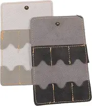 Angoily 2pcs Memory Card Holder Case Accessories Card Storage Leather Phone Memory Card