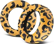 SOULWIT Earpads Cushions Replacement for Sony PlayStation 5 Pulse PS5 3D Wireless Headset, Ear Pads Cushions with Soft Protein Leather, Noise Isolation Foam - Tiger Stripes
