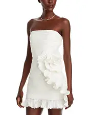 Amur Isla Rosette Mini Dress