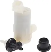 MKVAXR Windshield Washer Pump with Grommet Windshield Washer Fluid Pump, for CR-V 2007-2011 Windshield Pump No.76806SMAJ01 Pack of 1 Windscreen Washer Pump Motor