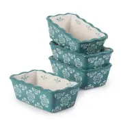 Loaf Pan Ceramic Bread Pan 4pcs Mini Loaf Baking Pans Mini Loaf Pans for Baki...