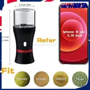 Portable 1100mAh Electric Grinder Spice Herb Tobacco Grinder USB Rechargeable -