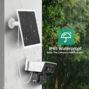 10W Solar Panel For Security Camera 5V Micro-USB Port Camera Solar Panel C 4
