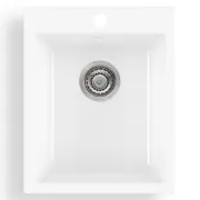 OLIVERI Sicily White Single Bowl Fireclay Topmount Sink SC-WH1950