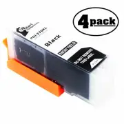 4-Pack Black Ink Cartridge for Canon PIXMA MG5720, TS8020 MG5720 White Printer