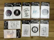 NOS Sealed VTG 1985 Dakin Fido Dido Jumbo Sticker Lot of 10 7-UP