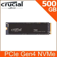 在飛比找PChome24h購物優惠-美光 Micron Crucial T500 500GB P