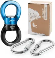 Swing Swivel, 35 KN Safest Rotational Device Hanging Accessory for Web Tree Swin