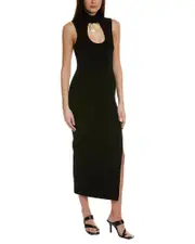 Nicholas Ella Midi Dress xs Black