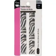 SALE - Dritz Fashion Strap - Gray Zebra - 5/8"