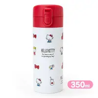 在飛比找樂天市場購物網優惠-Hello Kitty 不銹鋼 保溫杯 紅蓋 350ml 水