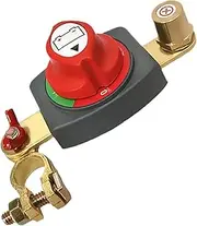 Battery Terminal Disconnect Master Switches, Space-Saving Design Disconnect Switches, Safe Boat Battery Terminal Connector for Marine and Automotive