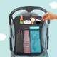 嬰兒車掛包收納袋通用雙層加厚兒童車掛網袋兜嬰兒傘車置物袋