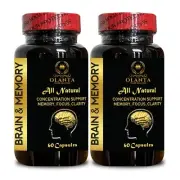 BRAIN AND MEMORY SUPPLEMENTS - Brain Supplement for Memory & Focus, Learning -2B
