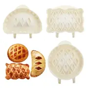 3 Mini Pie Molds - Dough Presser Pocket Molds for Baking Party Potluck Hand P...