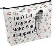 FOTAP LGBTQ Gift Heartstopper Leaves Makeup Bag Heart stopper Phases Gift Spotify Inspired Gift Nick and Charlie Gift BL Boys Love Gift, white, Disappear
