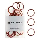 Small Hair Ties - - 1 Inch Hair Bands, 2mm Hair Elastics For Thin Auburn Red