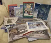 31 Pc Assorted Brands CHRISTMAS GREETING Cards w/Envelopes Lot #42 - NEW