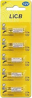 27A 12V Alkaline Battery (5-Pack)