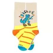 Juggling Dinosaur Socks (Back to School) from the Sock Panda (Adult Small)