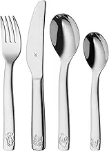 WMF Farm Cromargan Children's Cutlery Set, Multi-Colour, 4-Piece