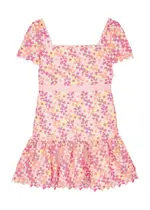 Marlo Kids Pixie Floral Crochet-lace Dress (3-16 Years) - Multi Multi - 13-14Y (14 Years) 13-14Y (14 years)