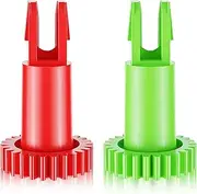 Side Brush Motor Snap Gear for ECOVACS DEEBOT OZMO 950/920/ N5/ N8 T5/ T9/ T8 Robot Vacuum Cleaner Accessory Spare Parts, Red Gear*1, Green Gear*1
