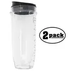 2-Pack Replacement 32 oz Cup for Nutri Ninja BL682, BL487, BL490 Blender
