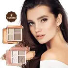 Facial Highlighter Makeup Palette Brighten Contour Powder Shimmer Matte D4K6