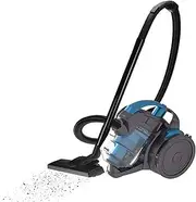 Bagless Cylinder Vacuum Cleaner, 2000W Cyclonic Carpet and Hard Floor Cleaner, Easy Empty Dust Container, Multi-Surface Cleaning, for Floor, Tile, Couch, Carpet