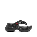 [Balenciaga] Balenciaga Platform Thong Croc Slides 40 IT BLACK