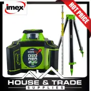Imex Rotating Laser Level 600m RED BEAM H/V + Tripod & 5m Staff i88RK