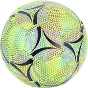 Mipcase Light Up Soccer Ball Glow Dark Feature for Youth and Adult Training Soft Ergonomic Design for Optimal Control Durable Soccer Ball for Day Night Play