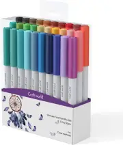 Craft World 0.4 Tip Fine Point Pens for Cricut Maker 3/Maker/Explore 3/Air 2, of