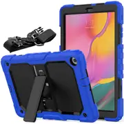 MCC Heavy Duty Samsung Galaxy Tab A 10.1 (2019) Strap Case T510 Kids Tough [Blue]